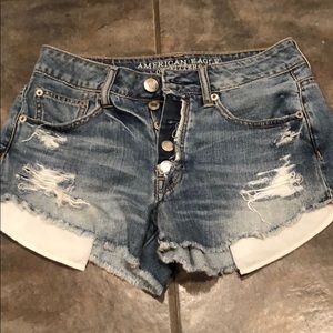 American eagle jean shorts size 2